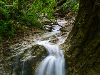 Erster Wasserfall an Felsstufe